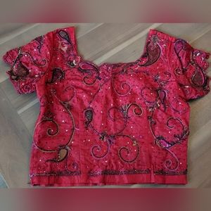 Embellished Silk Sari